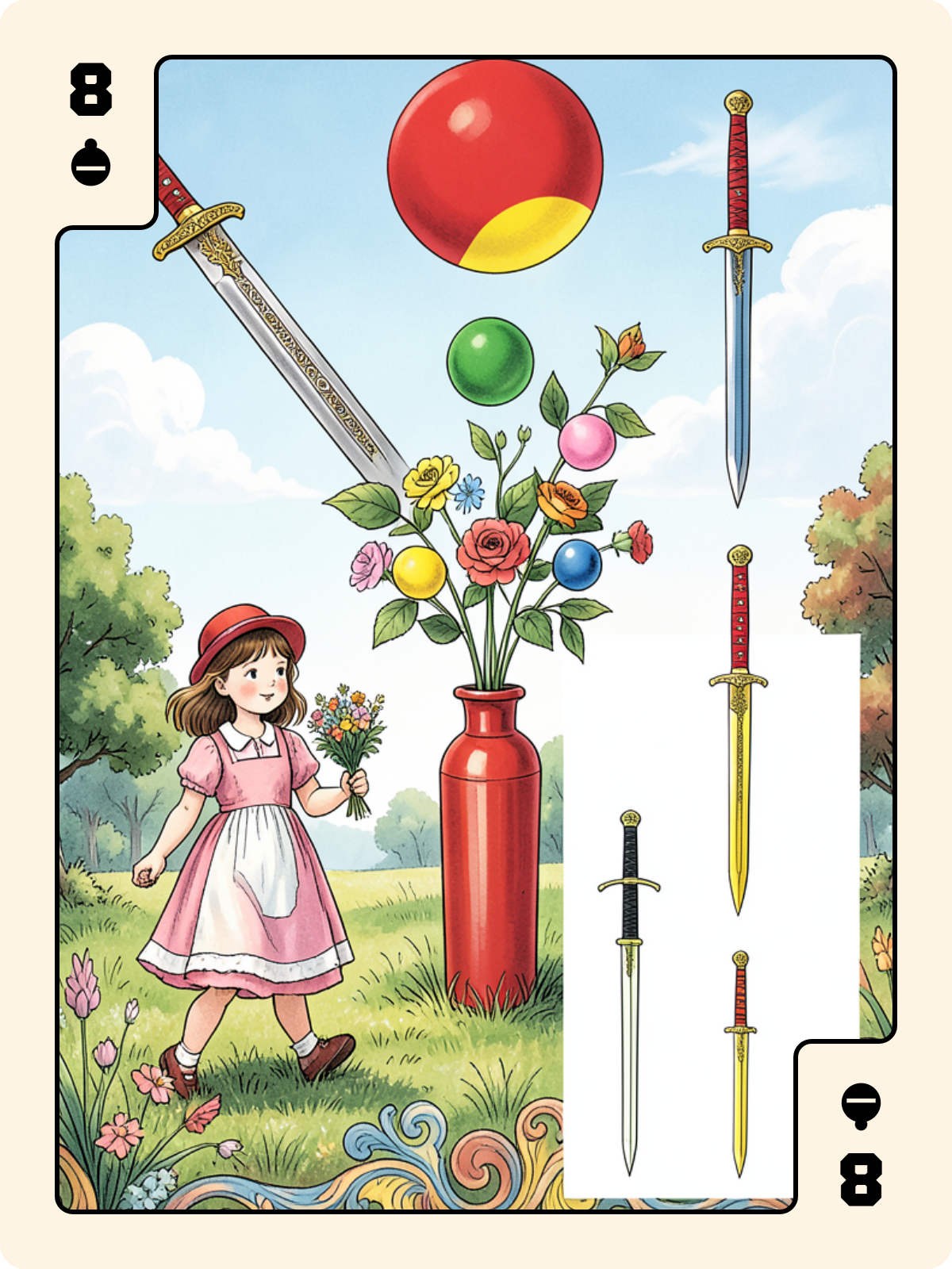 6 de Gland + 8 de Grelot + 6 d'Épée