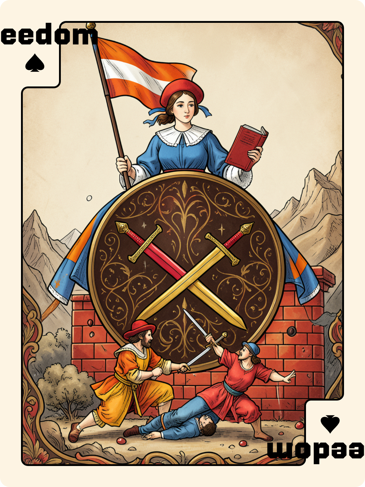 Atout 16 + Liberté de Pique + 2 de Bâton
