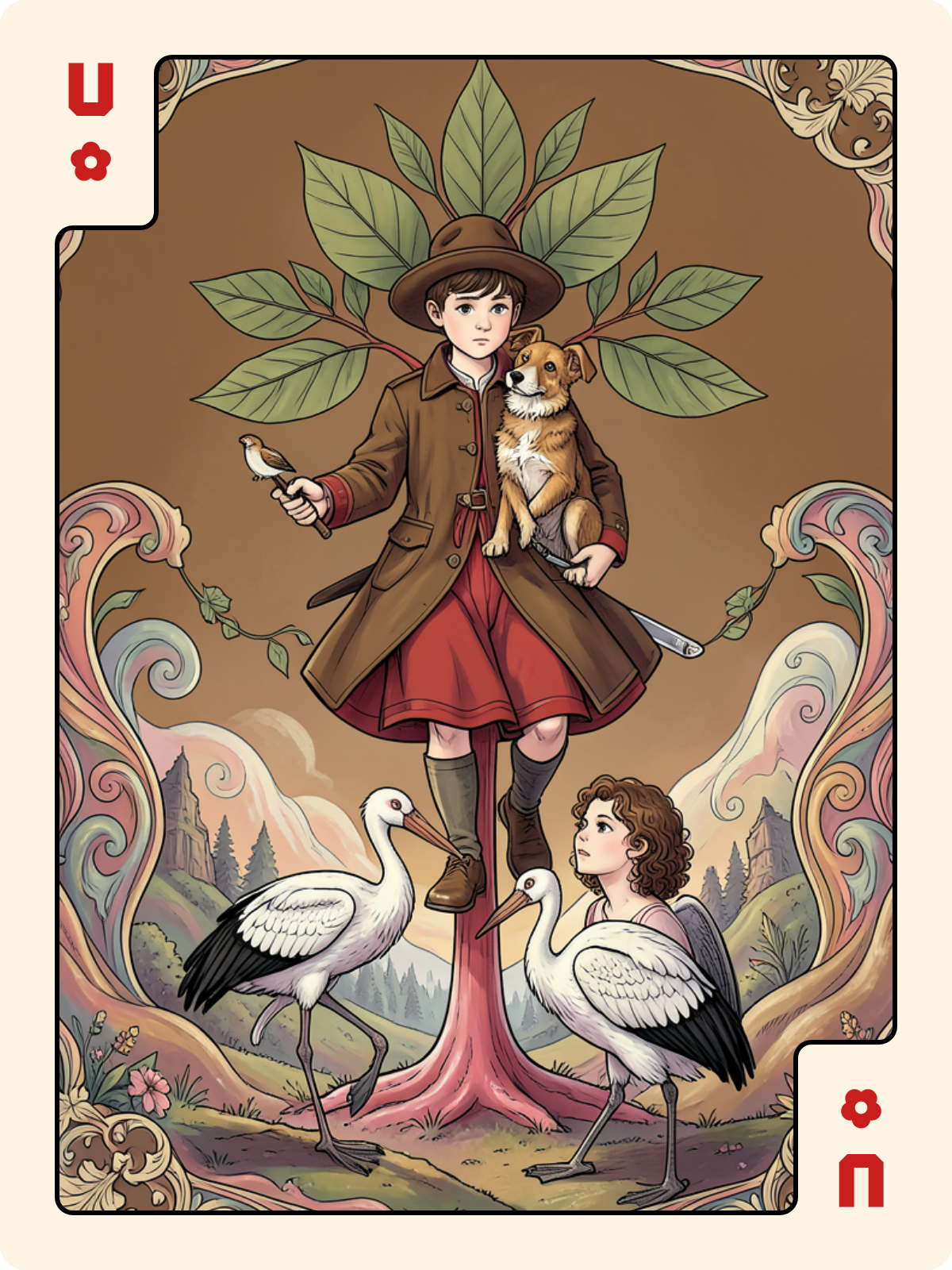 7 de Feuille + Unter de Rose + Dame de Cœur