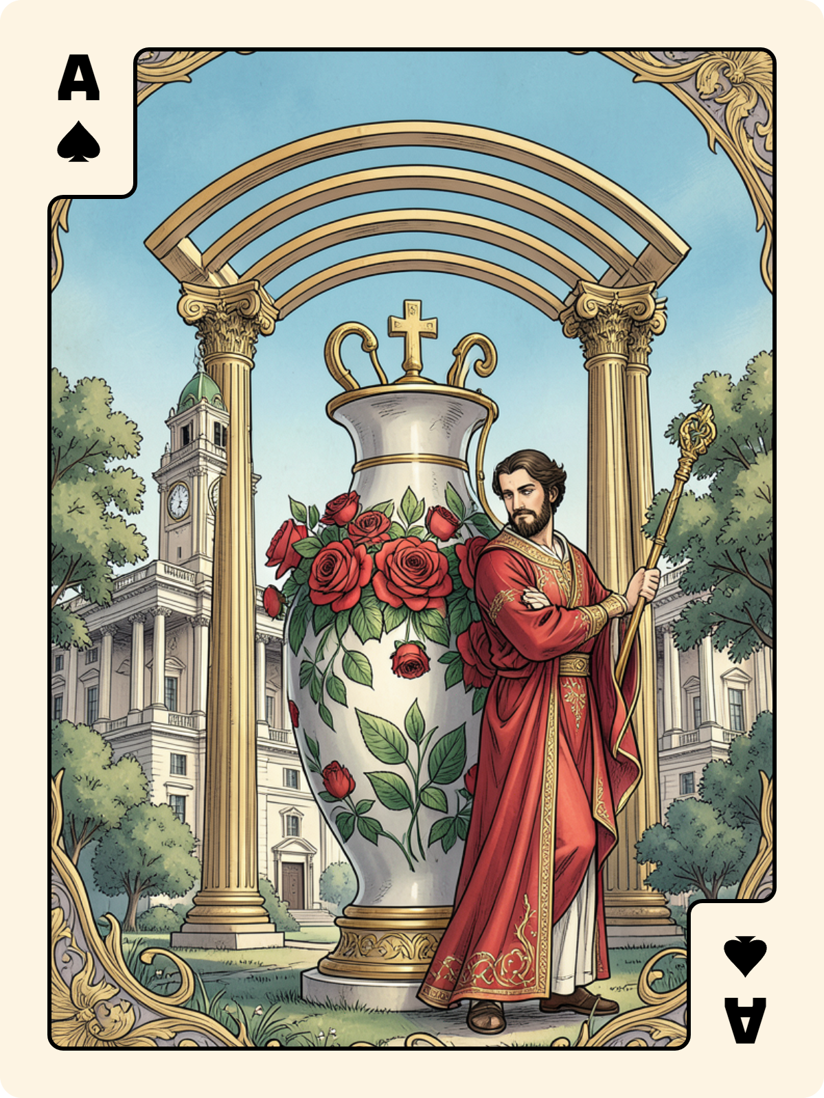 As de Feuille + As de Pique + Roi de Pique