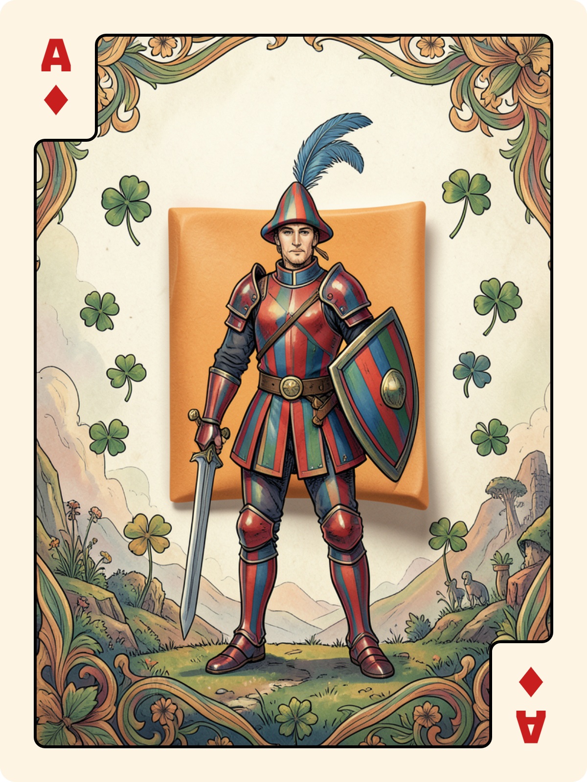 Valet d'Épée + As de Carreau + As de Trèfle