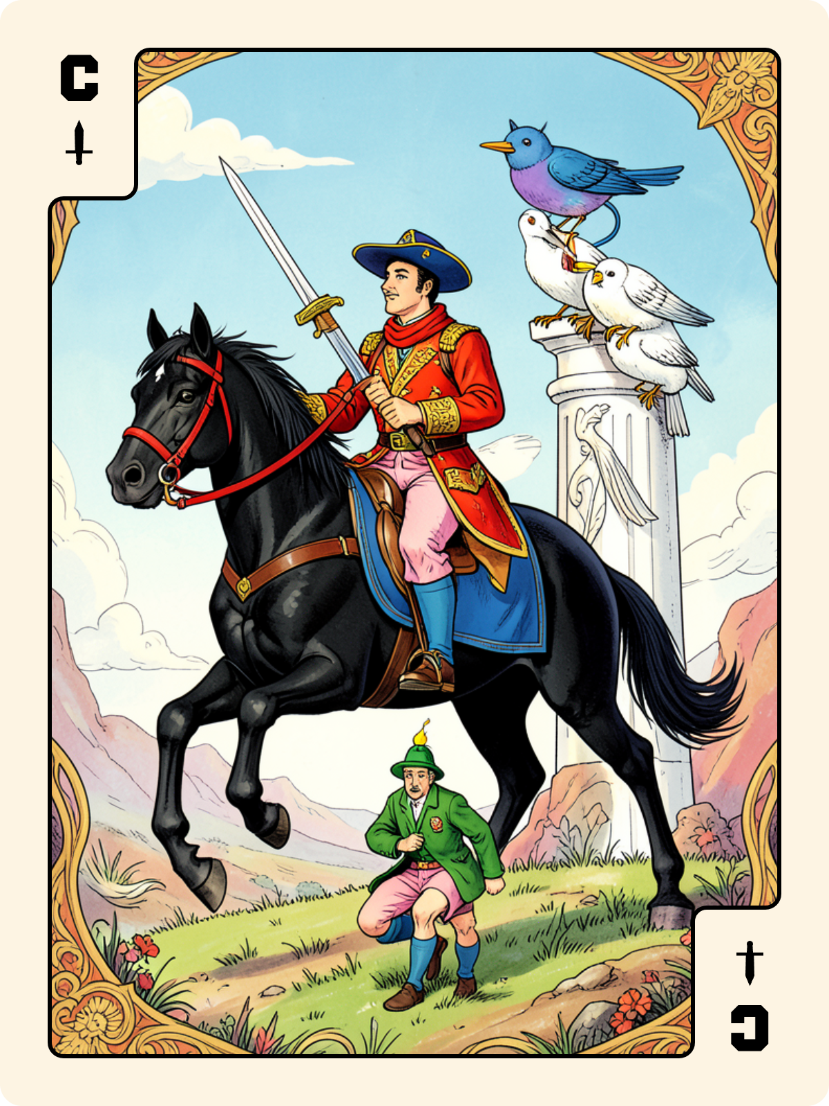 Unter de Gland + Cavalier d'Épée + Joker