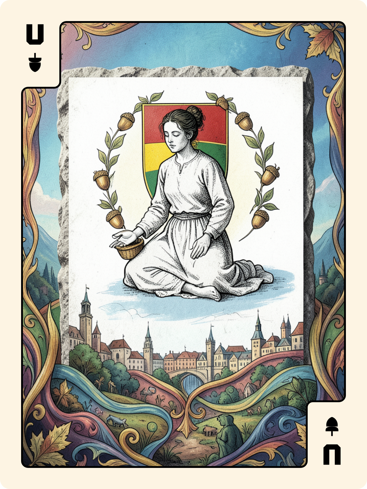 As de Gland + Unter de Gland + Arcane majeur 1
