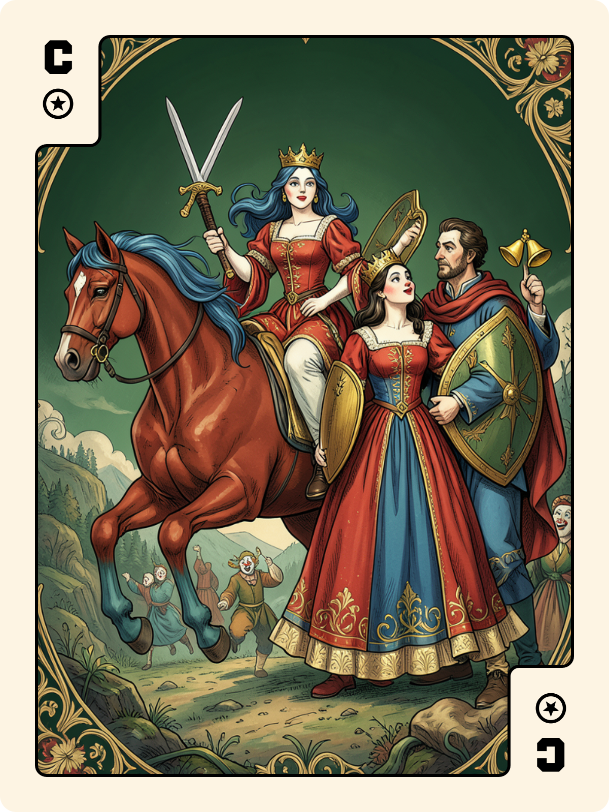 Atout 3 + Cavalier de Denier + Unter de Grelot