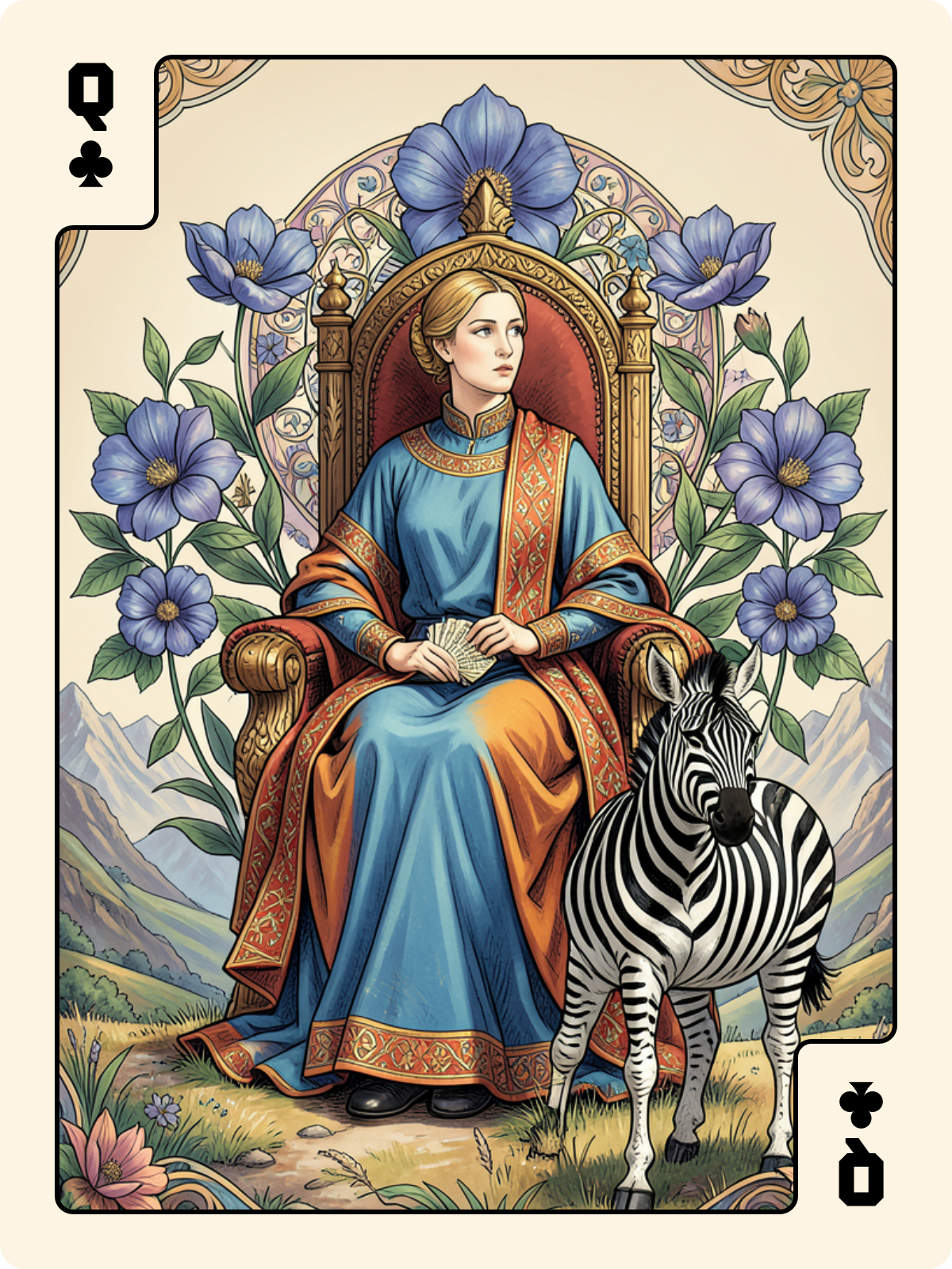As de Denier + Dame de Trèfle + 9 de Cœur