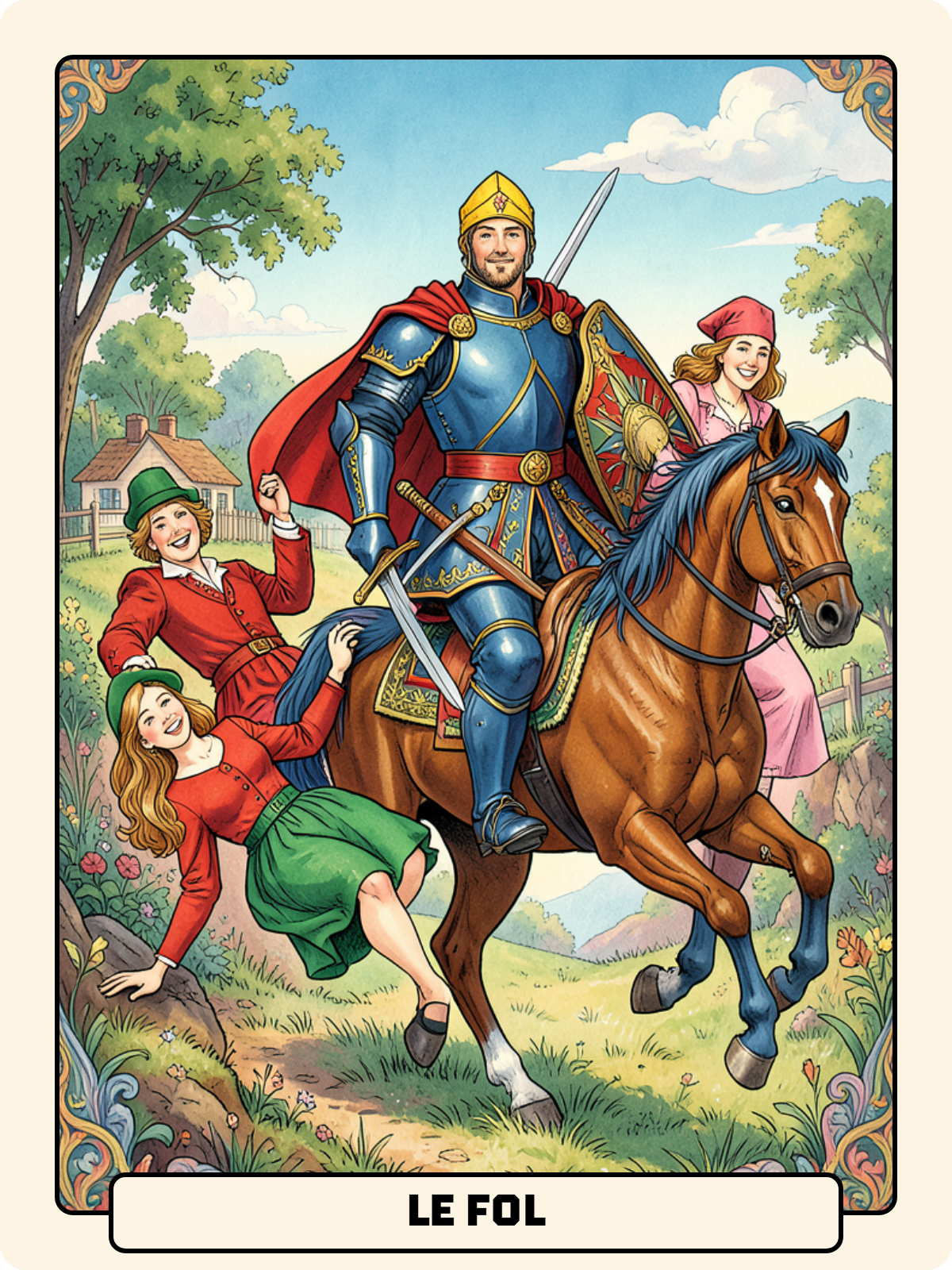 Atout 21 + Fou + Cavalier de Denier
