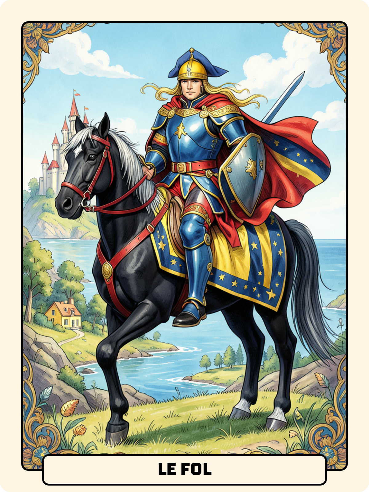 Valet de Denier + Fou + Cavalier d'Épée