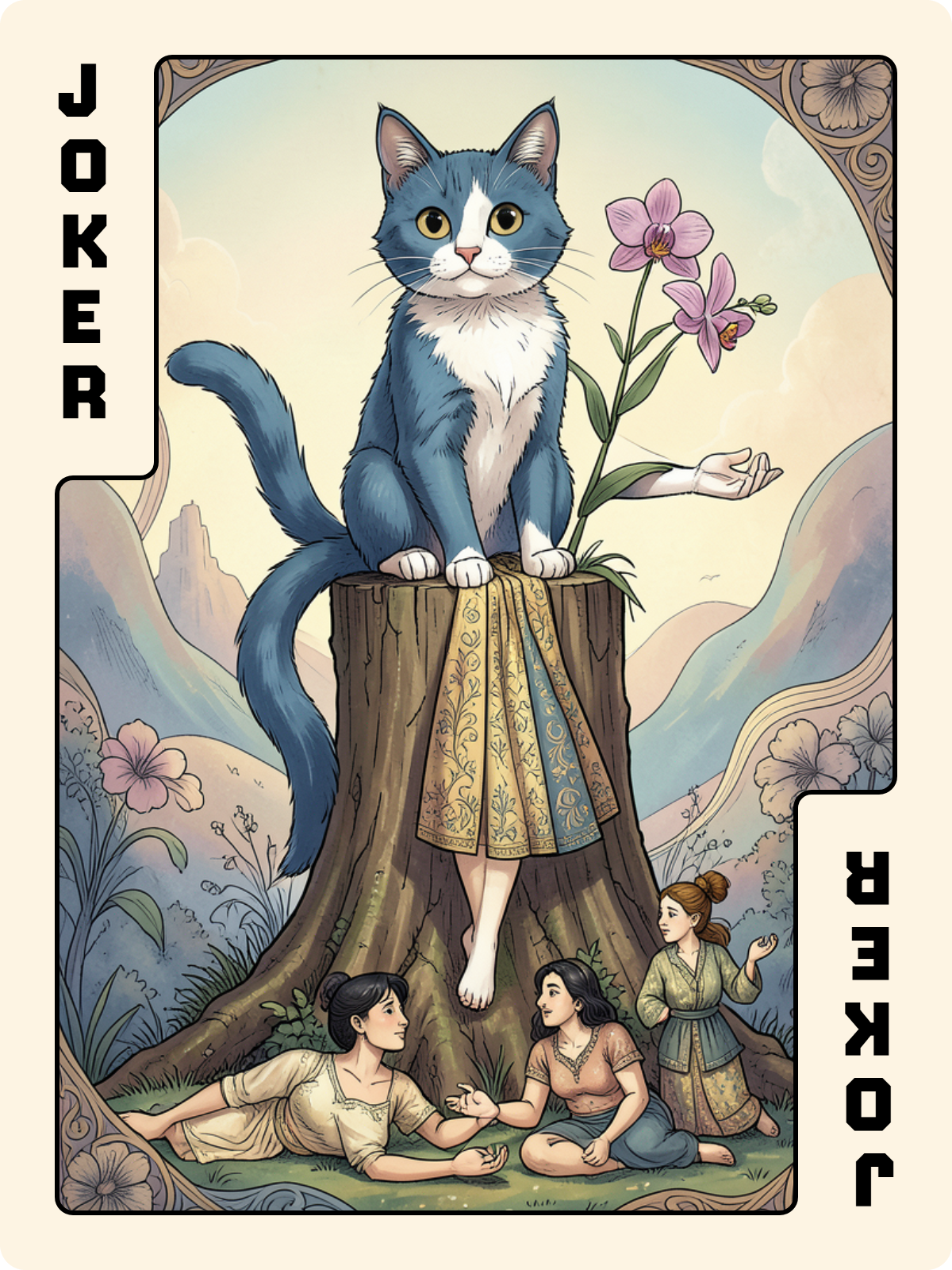 Valet de Trèfle + Joker + Unter de Rose