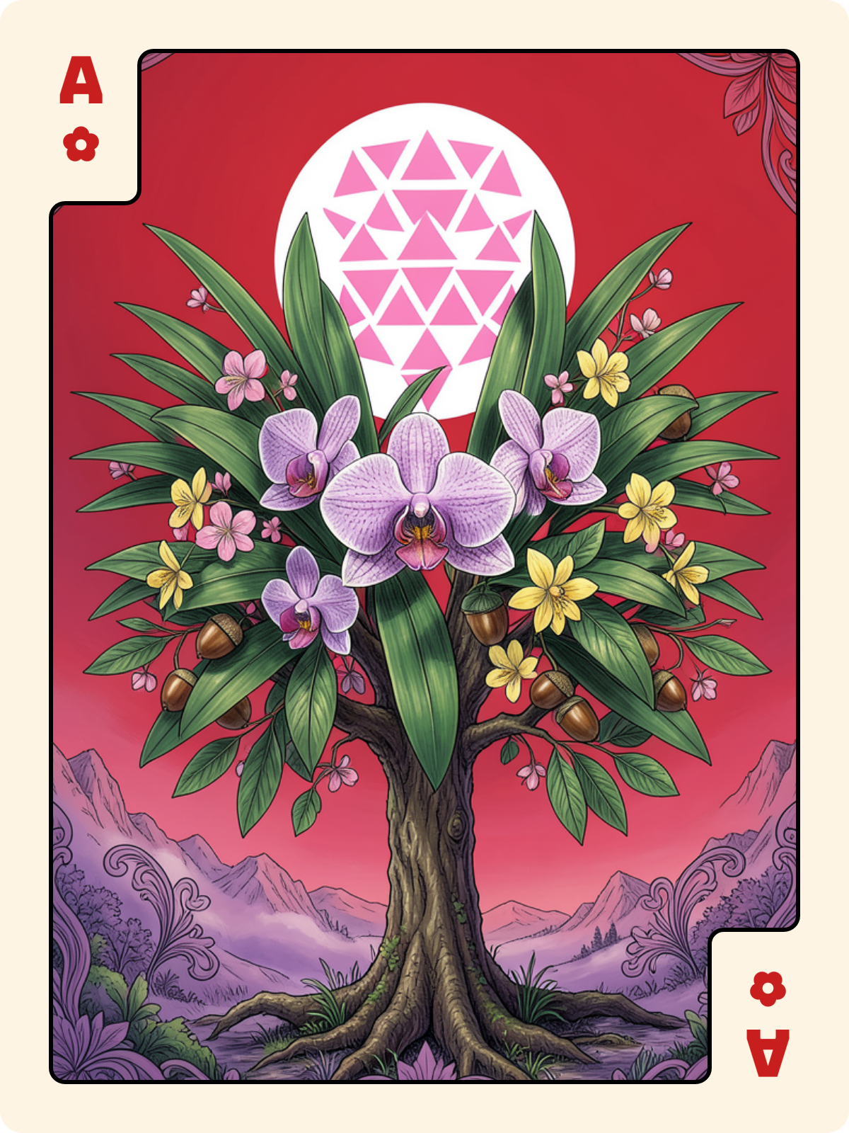 10 de Cœur + As de Rose + As de Gland