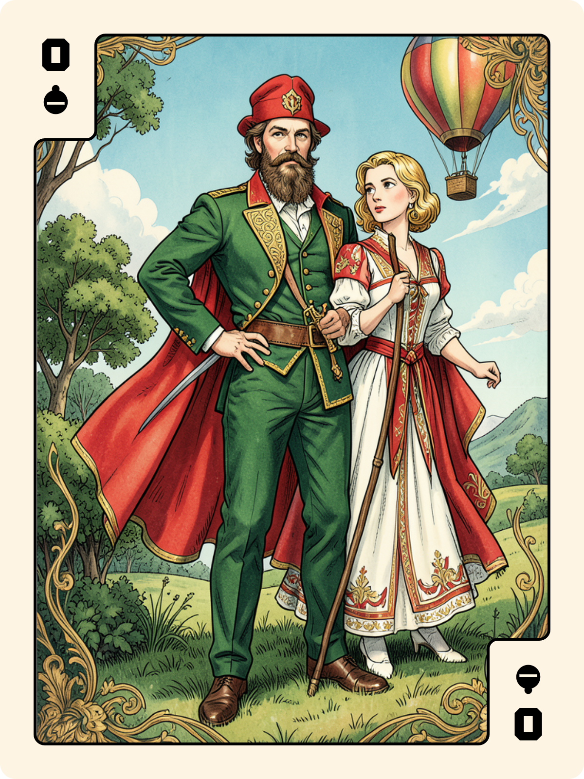 Arcane majeur 3 + Ober de Grelot + 8 de Cœur