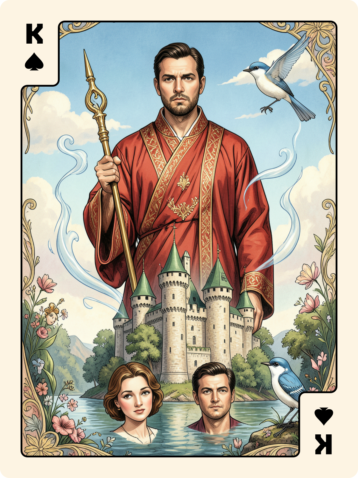 As de Carreau + Roi de Pique + Joker