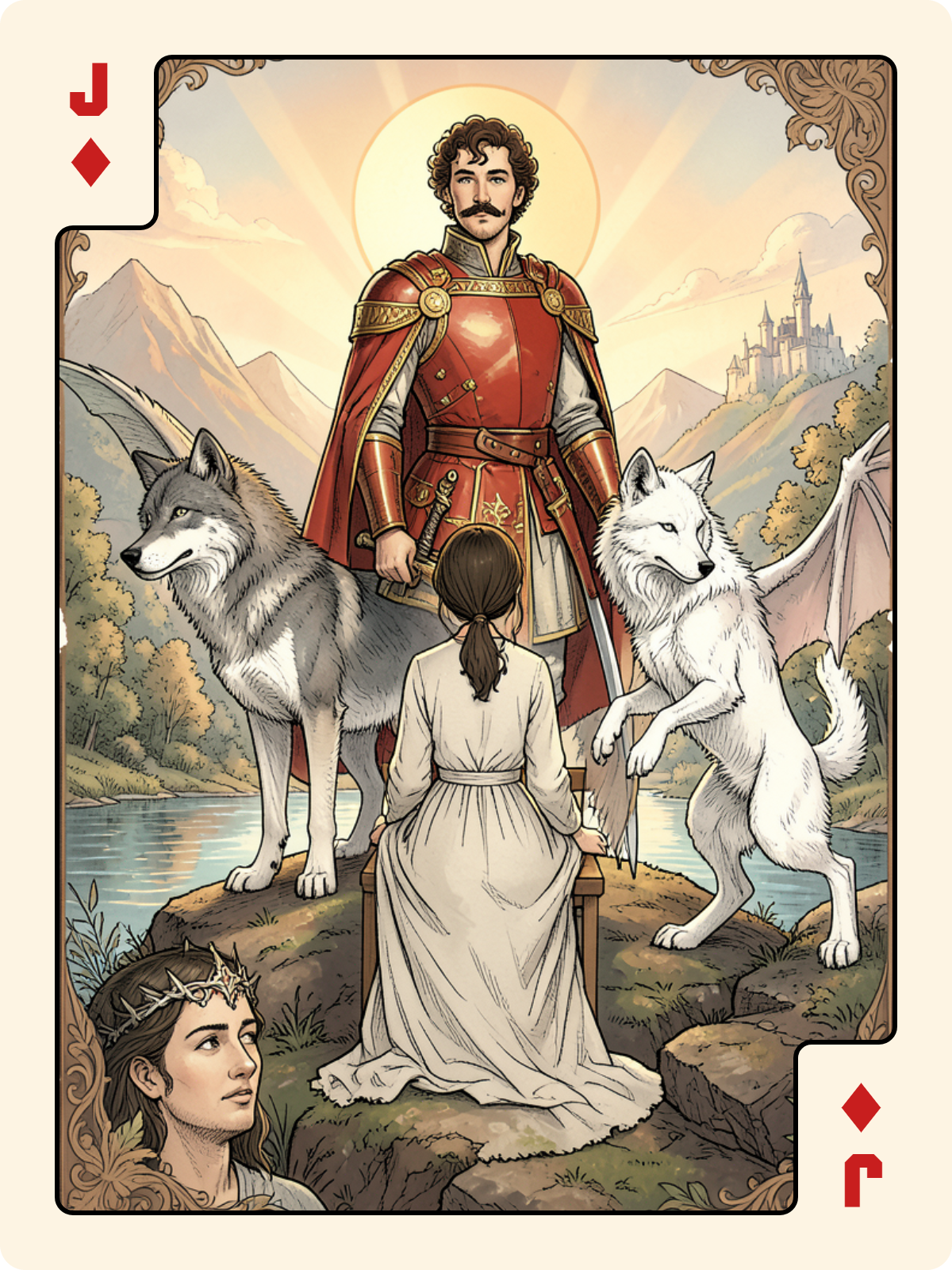Atout 18 + Valet de Carreau + Unter de Bouclier