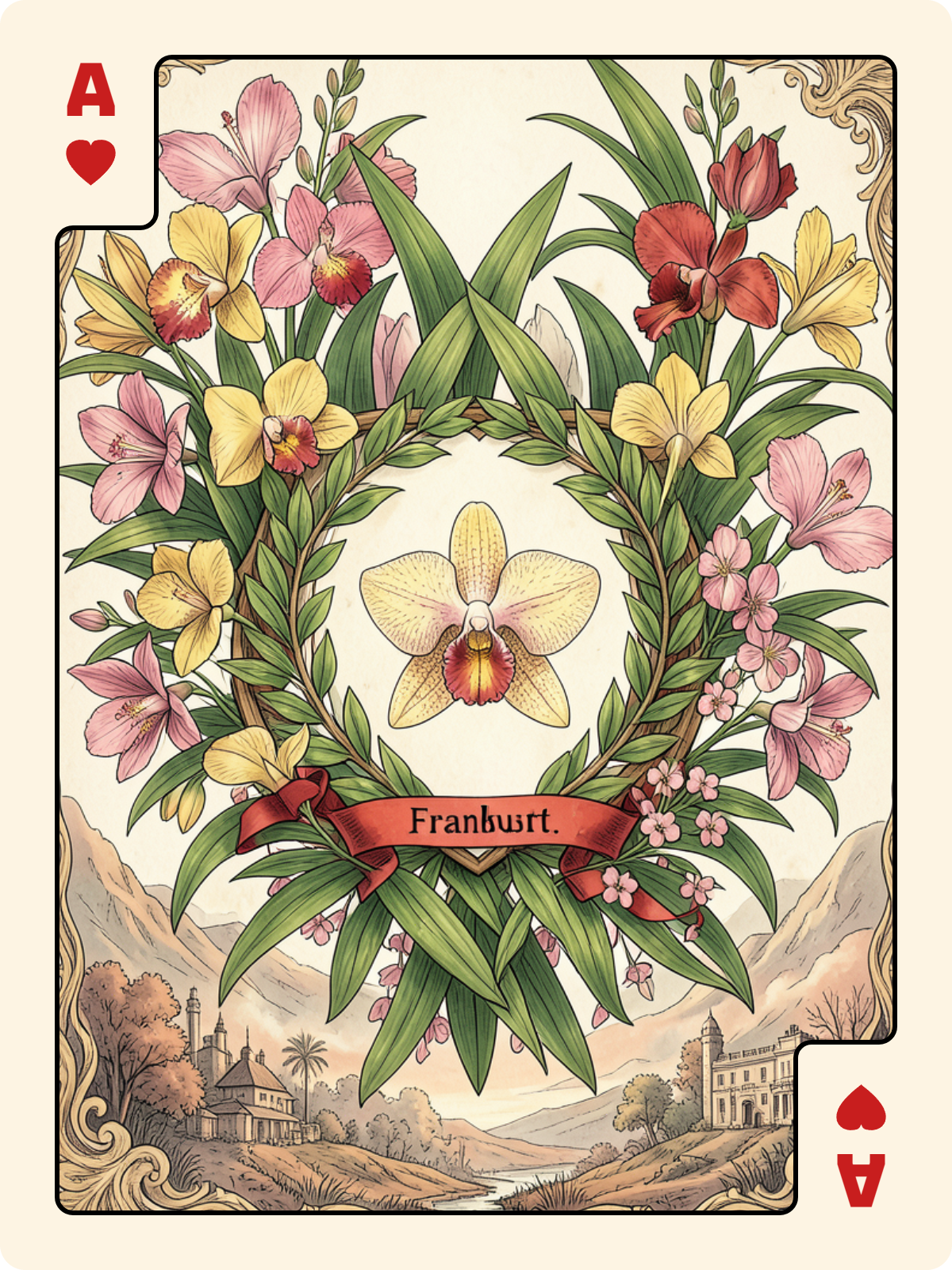 As de Cœur + Daus de Cœur + As de Rose
