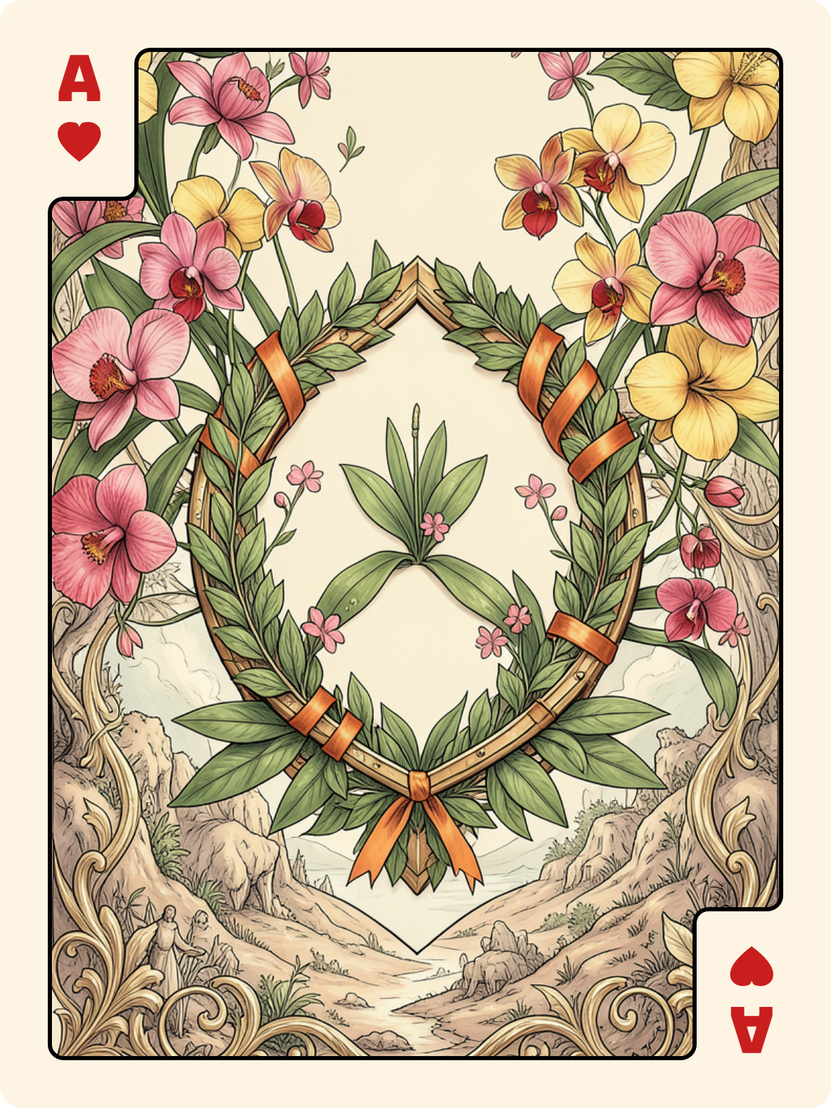 As de Cœur + Daus de Cœur + As de Rose